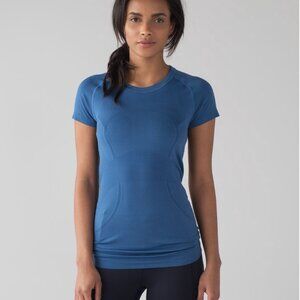 Lululemon Swiftly Tech Short Sleeve Crew Royal Blue Size 6